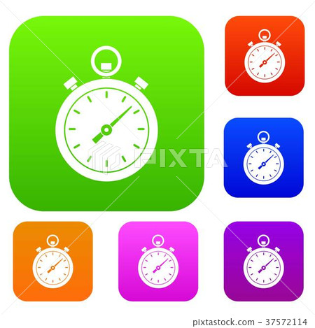 Chronometer set color collection - Stock Illustration [37572114] - PIXTA