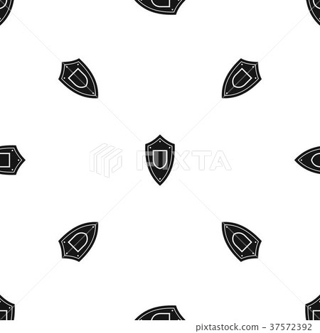 Shield pattern seamless black Shield pattern seamless black 37572392