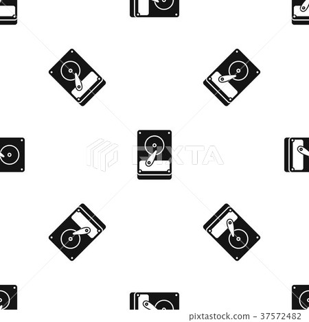 HDD pattern seamless black 37572482