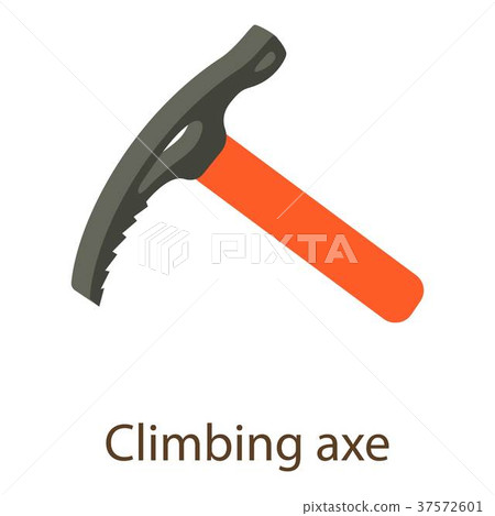 Climbing axe icon, isometric style 37572601