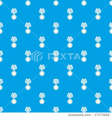 Military medal pattern seamless blue Military medal pattern seamless blue 37573088