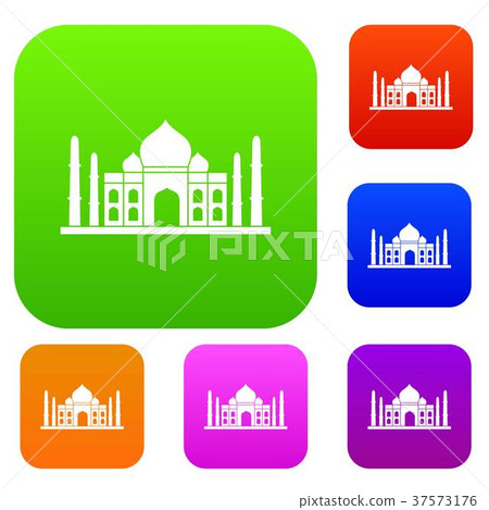 Taj mahal set color collection 37573176
