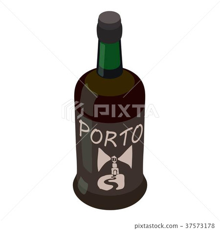 Port wine icon, isometric style Port wine icon, isometric style 37573178