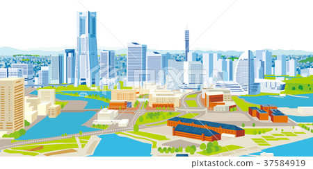 Yokohama cityscape 37584919