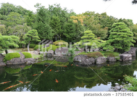 Kokoen, a Japanese garden in Himeji Park, Himeji City, Hyogo Prefecture 37585401