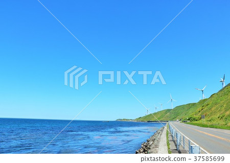 北海道藍天和海景 北海道藍天和海景 37585699