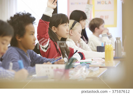 International school class scene International school class scene 37587612