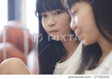 Primary school student girl consultation adolescence 37588204