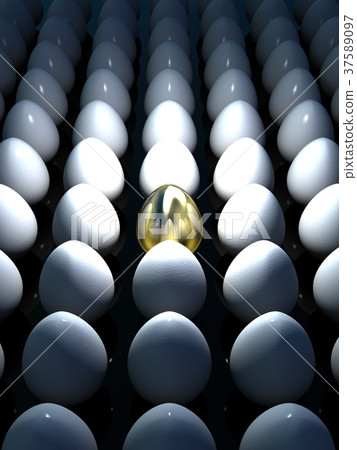 Image of gold egg 37589097