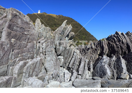 Muroto Cape Lighthouse "Muroto Geopark" "50 Selected Lighthouses in Japan" "Modernization Industrial Heritage" (Kochi Prefecture) Muroto Cape Lighthouse "Muroto Geopark" "50 Selected Lighthouses in Japan" "Modernization Industrial Heritage" (Kochi Prefecture) 37589645