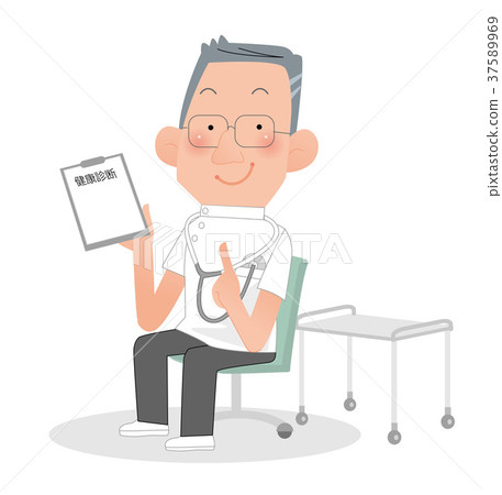 Doctor explaining medical checkup, medical checkup. 37589969