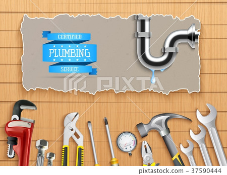 Construction repair tools set 37590444