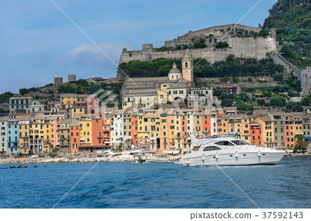 Cityscape of Portovenere - Liguria Italy Cityscape of Portovenere - Liguria Italy 37592143