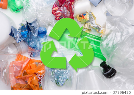 Picture of PET bottles recycle 37596450