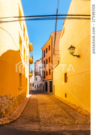 beautiful, picturesque street, narrow road beautiful, picturesque street, narrow road 37596508