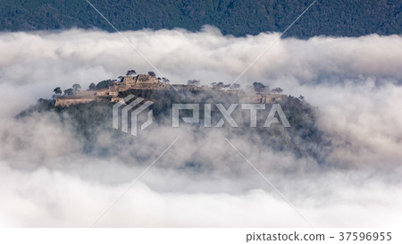 武田在雲彩海的城堡廢墟 37596955