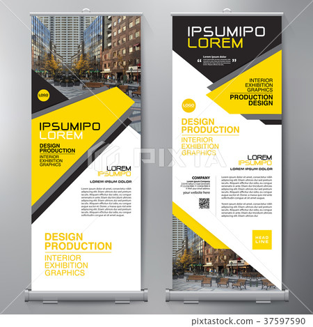Business Roll Up. Standee Design. Banner Template. Business Roll Up. Standee Design. Banner Template. 37597590