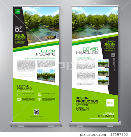 Business Roll Up. Standee Design. Banner Template. Business Roll Up. Standee Design. Banner Template. 37597593
