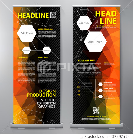 Business Roll Up. Standee Design. Banner Template. Business Roll Up. Standee Design. Banner Template. 37597594