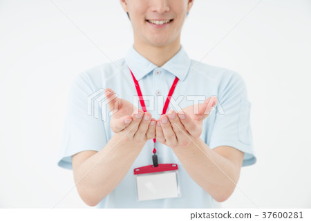 Male staff of polo shirt 37600281