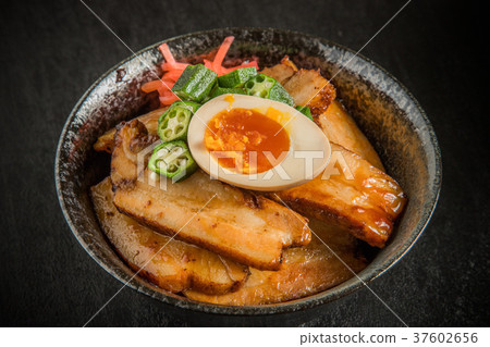 叉燒飯碗日本料理 37602656