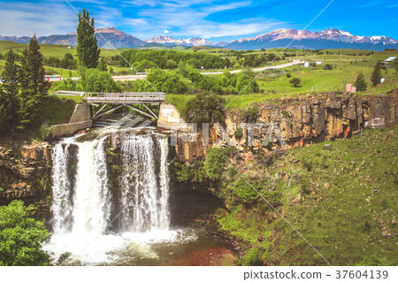 Small waterfall in Patagonia 37604139