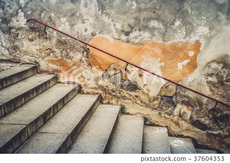 Old stairs background 37604353