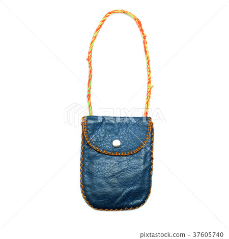 leather bag on white background leather bag on white background 37605740