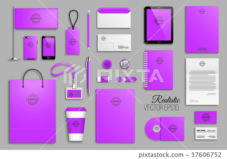 Corporate identity template set Corporate identity template set 37606752