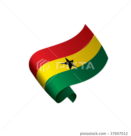Ghana flag, vector illustration Ghana flag, vector illustration 37607012