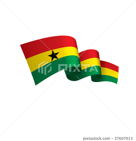 Ghana flag, vector illustration Ghana flag, vector illustration 37607013