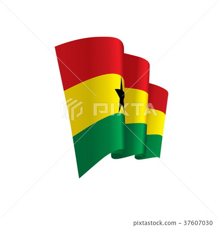 Ghana flag, vector illustration Ghana flag, vector illustration 37607030