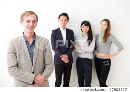 Global business white background image 37608357