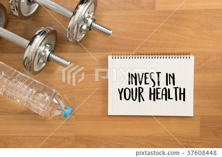 Invest in your health Healthy lifestyle concept Invest in your health Healthy lifestyle concept 37608448