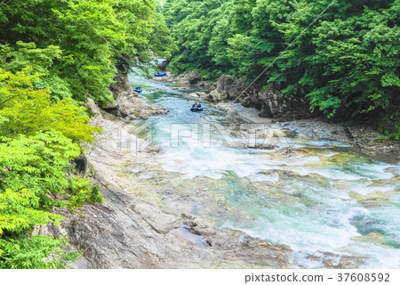 新鮮的綠色Su訪峽谷漂流 新鮮的綠色Su訪峽谷漂流 37608592
