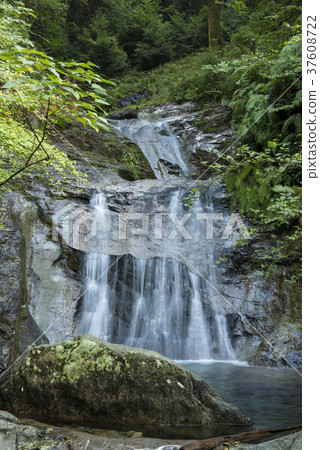 Kagamata middle step waterfall 5: 7 (Atomi-cho, Himeji City, Hyogo Prefecture) Kagamata middle step waterfall 5: 7 (Atomi-cho, Himeji City, Hyogo Prefecture) 37608722