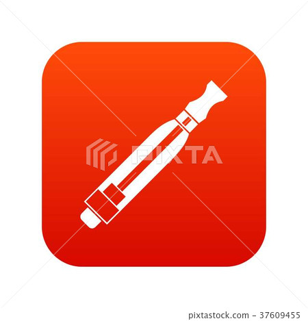 Clearomizer icon digital red Clearomizer icon digital red 37609455