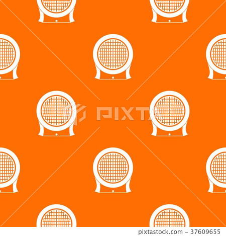 Electric heater pattern seamless 37609655