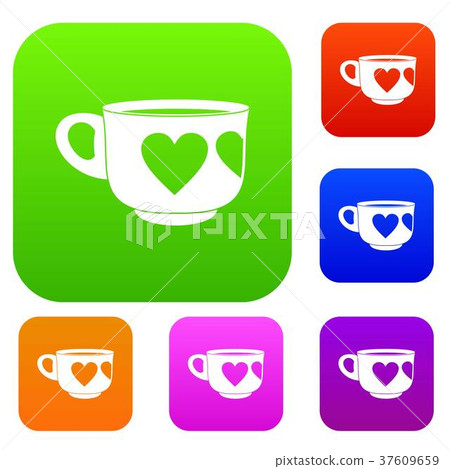 Cup set color collection Cup set color collection 37609659