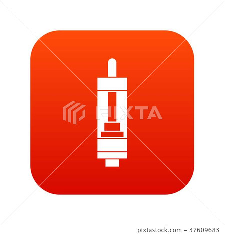 Clearomizer for cigarette icon digital red 37609683