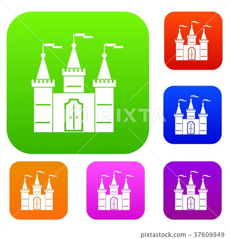 Castle set color collection Castle set color collection 37609849