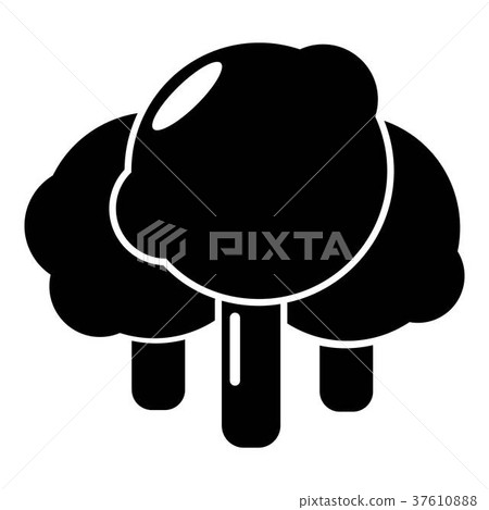 Forest icon, simple style Forest icon, simple style 37610888
