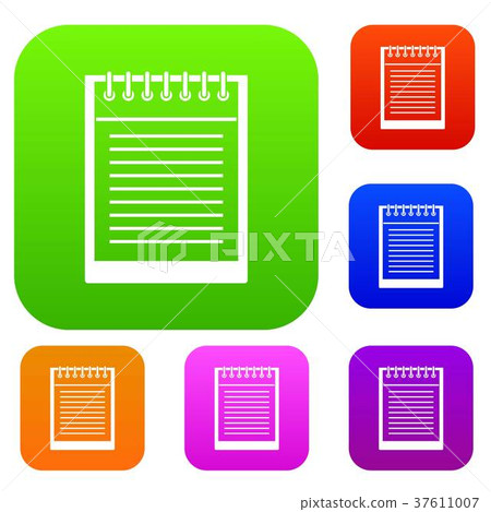 Spiral notepad set color collection 37611007