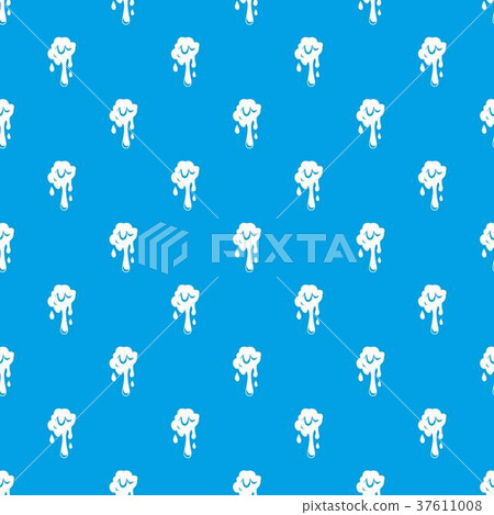 Dripping slime pattern seamless blue 37611008