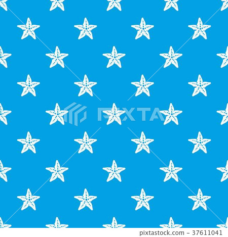 Starfish pattern seamless blue Starfish pattern seamless blue 37611041