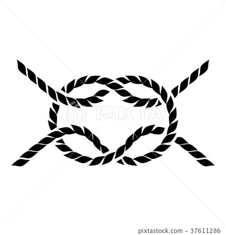 Rope icon, simple style - Stock Illustration [37611286] - PIXTA