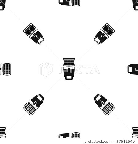 Lighting flash for camera pattern seamless black Lighting flash for camera pattern seamless black 37611649
