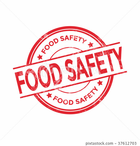 Food safety rubber stamp Food safety rubber stamp 37612703
