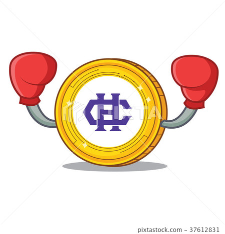 Boxing Hshare coin character cartoon 37612831