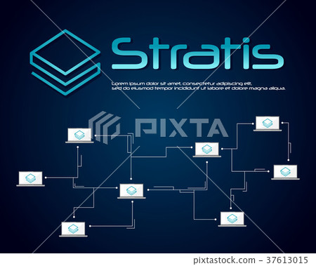 Stratis blockchain cryptocurrency background style Stratis blockchain cryptocurrency background style 37613015